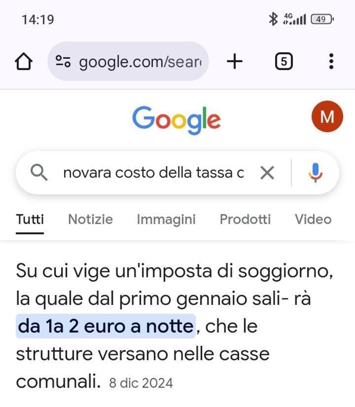 La Casa Di Lucia Appartamento Новара Екстер'єр фото
